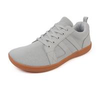 ZEPYFXIT Zapatillas Minimalistas Mujer Calzado Barefoot Hombre Ligeros Transpirables Flexibles Descalzo Deportivas de Exterior Zapatos para Correr Fitness(Gris 8815,43 EU)