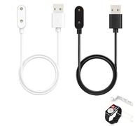 Zerabidpro Cable de carga compatible con Huawei Watch Fit 2, Band6, Band7, Kid Watch 4 Pro 4X, Honor Watch ES, Honor Band 6 - Doble Pack de Cables de Carga Rápida y Segura, Negro
