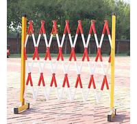 ZERAPH Barricada Plegable, Barricada Plegable, Barricada expandible, Valla, barandilla, separación, Bloqueo de Multitud (tamaño: 1,2 x 3 m) (Color: Rojo, tamaño: 1,2 x 3 m)