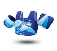 Zeraty Chaleco de natación Infantil Niños Flotadores Los niños nadan Brazo Banda con arnés de Hombro Brazo Alas, Natación Ayudas Chaqueta para 20-50 lbs/2-6 años de Edad Niños/Niñas
