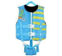 Zeraty Chaleco de Natación para Niños Pequeños con Correa de Ajustable Edad 1-9 años / 22-50 lbs (Dinosaurios, M(Age Recommend 3-6 Years))