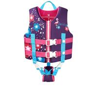 Zeraty Chaleco de Natación para Niños Pequeños con Correa de Ajustable Edad 1-9 años / 22-50 lbs (Morado, S(Age Recommend 1-3 Years))