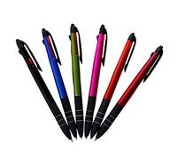 ZEREK Bolígrafo de 3 colores, bolígrafo multicolor 3 en 1, bolígrafos retráctiles de tinta azul rojo negro y negro, para estudiantes de oficina, suministros de 1 unidad