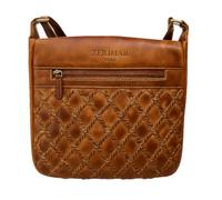 Zerimar Bolso Mujer en Piel - Trenzado Exclusivo - Cuero de Calidad con Toque Sofisticado y Refinado - 26x8x25 - cuero