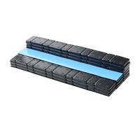 ZERINT WW-15RB120 12 Tiras de Pesas de Equilibrado Adhesivas para Llantas, 0.9kg Total, Contrapesos de Rueda Negros con Cantos Redondeados, Autoadhesivas para Coches, Motos y SUV
