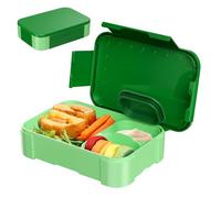 Zeripikfoasp Fiambrera 900ML, Lunch Box con Compartimentos Verde Bento Box Sin BPA, Fiambreras para Microondas y Lavavajillas Lonchera Hermetico para Escuela, Trabajo, Pícnic, Viajes