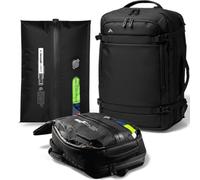 + Zermatt - HØRN Mochila cabina al vacio, mochilas de viaje para avion, mochilas crossfit gimnasio 45x30x20, Laptop 17" travel backpack viajem, mochila cabina, backpack ryanair, underseat cabin zero
