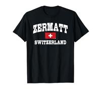 Zermatt Suiza Bandera Suiza Camiseta