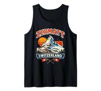Zermatt Suiza Matterhorn Esquí de montaña Camiseta sin Mangas