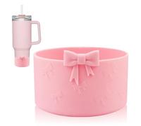 Zernblend Bota Protectora De Silicona para Bow, Accesorio De Taza, Compatible con Taza 20/30/40 Oz (Rosa)