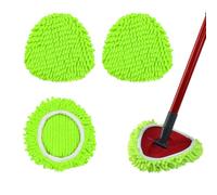 Zernblend Cabezales De Repuesto para TrapEador, Paquete De 3, Paquetes De Recarga Compatibles con TrapEador Swiffer (10-12 Pulgadas)