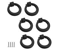 Zerniple Pomo invisible de aleación de aluminio sólido para armario de cocina, cajón y armario (6 piezas)