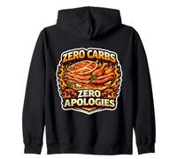 Zero Carbs Zero Apologies Keto Carnivore - Ventilador de Dieta cetogénica Sudadera con Capucha