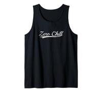 Zero Chill Vintage Varsity Style Classic Retro Throwback Camiseta sin Mangas