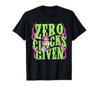 Zero Clucks Given Sarcastic Chicken Funny Meme Quote Camiseta