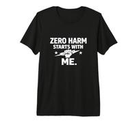 Zero Daño Comienza Conmigo - Regalo Motivacional de Cultura de Seguridad Camiseta Premium