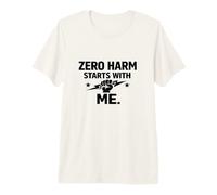Zero Daño Comienza Conmigo - Regalo Motivacional de Cultura de Seguridad Camiseta Premium