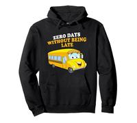 Zero Days Without Being Late - School Bus Driver Graphic Sudadera con Capucha