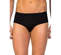 Zero Defects Slip Mini de algodón Egipcio ZD (XL, Negro)
