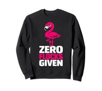 Zero Flocks Given Flamenco Rosa Humor sarcástico Sudadera