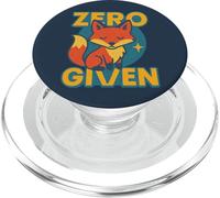 Zero Fox Given Funny Sarcástico Diseño de Wordplay Inteligente PopSockets PopGrip para MagSafe