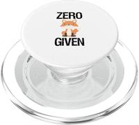 Zero Fox Given | Regalo con Texto en alemán Nature Depredador Bosque Zorro PopSockets PopGrip para MagSafe