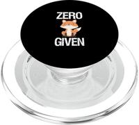 Zero Fox Given | Regalo con Texto en alemán Nature Depredador Bosque Zorro PopSockets PopGrip para MagSafe