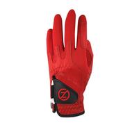 Zero Friction Cabretta Elite - Guantes de Golf para Hombre, Talla única, Color Rojo