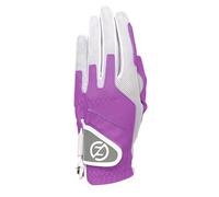 Zero Friction Guantes de Golf para Mujer, sintéticos, Ajuste de compresión, Talla única, Mujer, Color Morado, tamaño Talla única