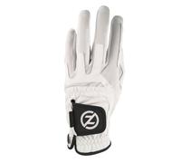 Zero Friction Ultra Feel Cabretta - Guante de Golf para Mano Izquierda, Color Blanco