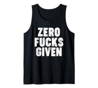 Zero Fucks Given Camiseta sin Mangas