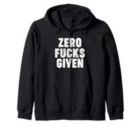 Zero Fucks Given Sudadera con Capucha