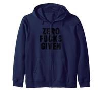 Zero Fucks Given Sudadera con Capucha