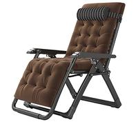 Zero Gravity Chair, Patio Adjustable Recliner, Outdoor Folding Reclining Lounge Chair with Headrest and Cup Holder, for Poolside, Garden, Porch (70 x 91 x 67CM)(Style2)