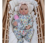 Zero Pam 45 CM Bebes Reborn De Silicona Cuerpo Entero Realistas Y Reciennacida,Muñecas Reborn Silicone Blanda,Bebe Reborns Niña Silicona Cuerpo Completo Realista