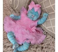 Zero Pam Bebe Reborn Avatar Silicona Blanda 50 CM Reborn Silicona Cuerpo Completo,Bebe Reborns Avatar Niña Realista,Bebés Reborns Reales De Silicone con El Pelo Pintado