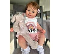 Zero Pam Bebe Reborn Niña 50CM Muñecas Reborn Silicona Cuerpo Completo Bebés Reborn Reales Bebe Reborn Realista Muñeco Recien Nacido Muñeco Niña Que Parecen De Verdad (Moderno)