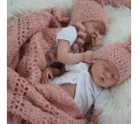 Zero Pam Bebe Reborn Niña Reborn Realistas 18 Pulgadas Muñecas Silicona Cuerpo Completo Bebes Reborns Ralista Bebé Recién Nacido con Cuerpo de Vinilo Suave de la Vida Real Bebe Reborn Real Gemelos