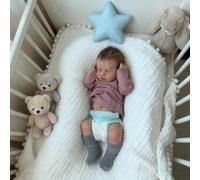 Zero Pam Bebe Reborn Silicona-50CM Muñecas Reborn, Bebe Reborn Silicona Cuerpo Completo con Cabello Enraizado, Anatómicamente Correcto Niño, Muñeca Silicona Blanda, Muñecas para Niñas con Accesorios