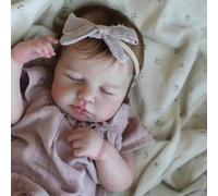 Zero Pam Bebe Reborn Silicona Cuerpo Completo, 50CM Muñecas Bebe Reborn Niña, Bebé Reborn Silicona, Reborn Silicoña Cuerpo Completo, Realista Silicoña Muñecas para Niñas con Accesorios