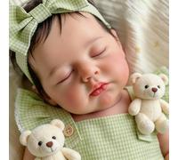 Zero Pam Bebe Reborn Silicona Cuerpo Completo, 50CM Muñecos Reborn Reales, Bebe Reborn Niña, Hechas a Mano Silicona Cuerpo Completo, Lavables Muñecas para Niñas con Accesorios