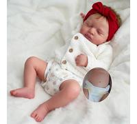 Zero Pam Bebe Reborn Silicona Cuerpo Completo, Bebé Reborn Niña, 50 CM Muñecas Bebe Reborñ Silicoña, Bebe Que Parece Real con Accesorios