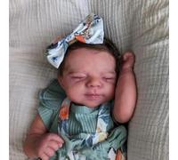 Zero Pam Bebe Reborn Silicona Cuerpo Completo Niña-48CM Bebé Reborn con Pelo, Anatómicamente Correcto, Piel 3D Bebes De Silicona, Bebe Reborns Realista, Muñeca Reborns, Muñecas para Niñas