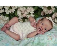 Zero Pam Bebe Reborn Silicona Cuerpo Completo Niña-50CM Bebé Reborn con Pelo, Anatómicamente Correcto, Piel 3D Bebes De Silicona, Bebe Reborns Realista, Muñeca Reborns, Muñecas para Niñas