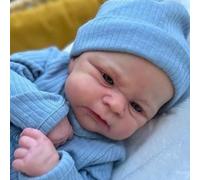 Zero Pam Bebe Reborn Silicona Niño-47CM Bebe Reborn Silicona Cuerpo Completo,Muñecas Realistas, Parecidas A Bebés Reales Muñecos Masculinos Anatómicamente Correctos