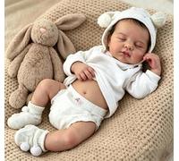 Zero Pam Bebe Reborn Vinilo Cuerpo Completo, 50CM Muñecas Bebe Reborn Niña, Bebé Reborn Niña, Recién Bebe Que Parece Real, Muñecas para Niñas con Accesorios
