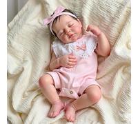 Zero Pam Bebe Reborn Vinilo Cuerpo Completo Niña, 50CM Muñeca Reborn Blanda Cuerpo Entero, Muñeca De Niña Anatómicamente Correcta, Muñecas De Realistas Muñecas para Niñas 3+ Años