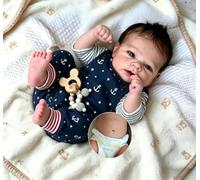 Zero Pam Muñecas Bebe Reborn Cuerpo Completo Vinilo,45CM Bebe Reborn Niño