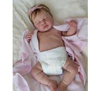 Zero Pam Muñecas Bebe Reborñ Niña-48CM Bebe Reborn Silicona Cuerpo Completo, Bebé Reborn Realista, Bebés Que Parece Real, Bebé Reborñ De Silicona con Accesorios