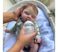 Zero Pam Muñecas Bebe Reborn Niña 50 CM Bebe Reborn Realista Muñecas Reborns Silicona Blanda con Cuerpo De Tela Suave Bebes Recien Nacidos Muñecos Reales